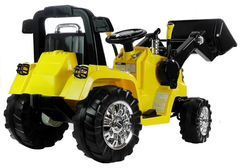 Tractor Electric pentru Copii ZP1005 Galben cu Telecomandă [5]
