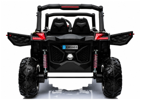 Buggy XMX603 Electric Ride-On pentru copii, 24V (2x12V), 4 motoare 45W, Camuflaj Verde, roti EVA, scaun piele, 3-8 ani [5]