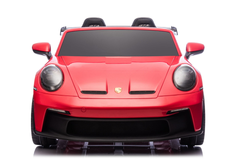 Masinuta electrica Porsche GT3 DK-P911 pentru copii, 24V 10Ah, 2 motoare 150-280W, scaun piele, roti EVA, ROSU, 3-8 ani [2]