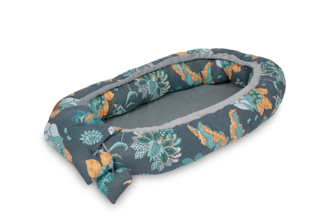 Velvet Baby Nest/baby Cocoon – Paradise emerald + PERNA [2]