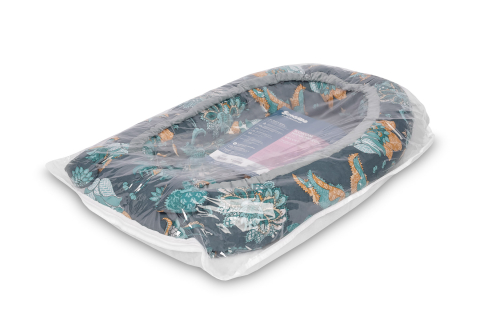 Velvet Baby Nest/baby Cocoon – Paradise emerald + PERNA [5]