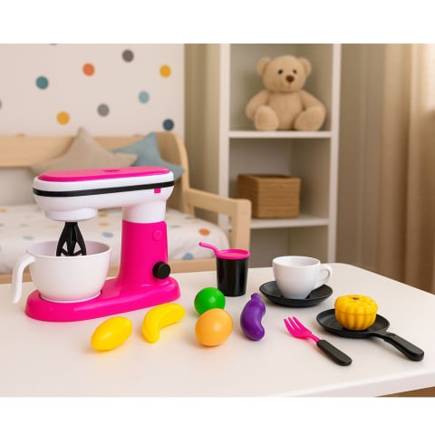 Robot de Bucatarie Blender de Jucarie pentru Copii cu Accesorii si Fructe [2]