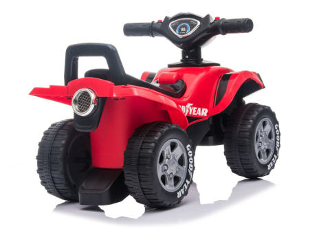 Quad pentru copii Ride-On 551-G cu lumini si sunete, rosu [6]