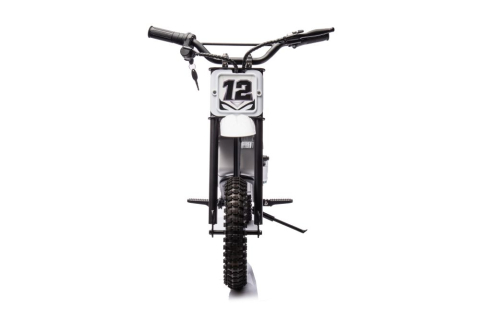 Motocicletă Cross cu Acumulator A9901 Albă pentru Copii [1]