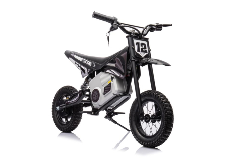 Vehicule electrice copii - Motocicletă Cross cu Acumulator A9901 Neagră