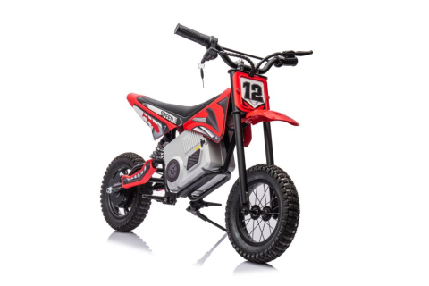 Vehicule electrice copii - Motocicletă Cross cu Acumulator A9901 Roșie pentru Copii