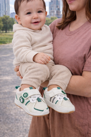 Imbracaminte, incaltaminte - Adidasi albi pentru copii - Kiki