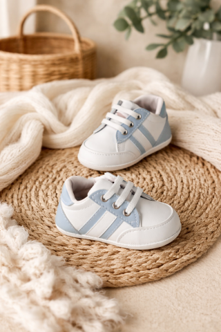 Adidasi - Adidasi bebe baieti Pattini albastri