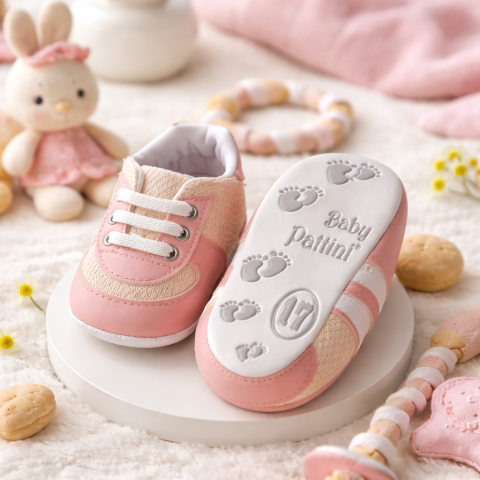 Adidasi bebe fetite Pattini Roz comozi si flexibili [1]