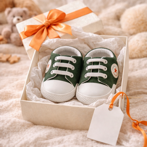 Adidasi - Adidasi bebelusi LEONCINO verde sireturi