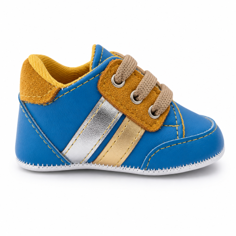 Adidasi blue bebe cu sireturi - Pattini [1]