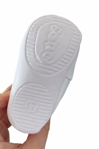 Adidasi BOAC pentru bebelusi roz cu sireturi si scai [2]