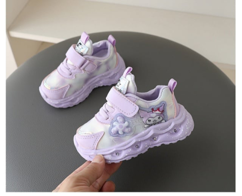 Adidasi cu luminite in nuante lila - Cute Doll [2]