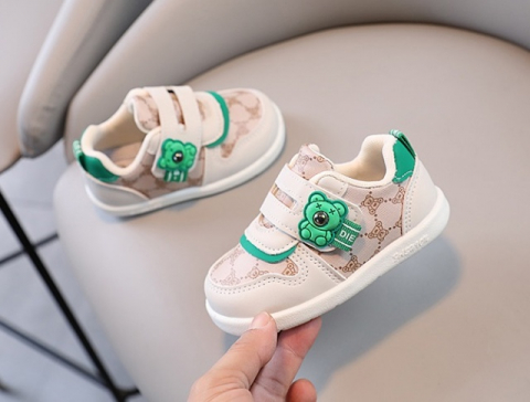 Adidasi - Adidasi pentru baietei - Green Teddy
