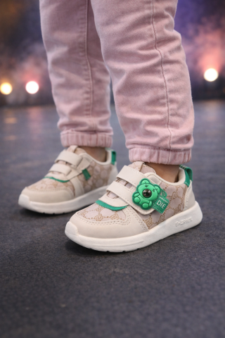 Imbracaminte, incaltaminte - Adidasi pentru baietei - Green Teddy