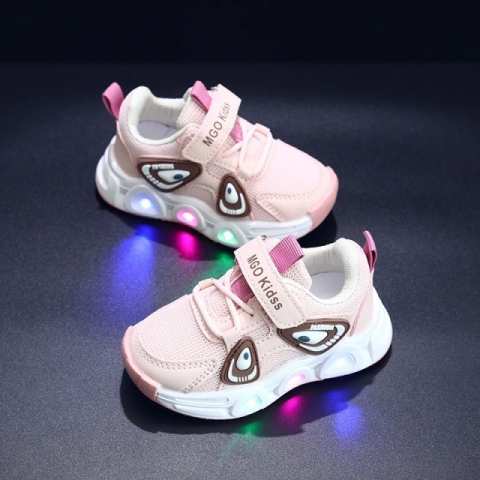 Adidasi - Adidasi ROZ cu luminite Panda New Style