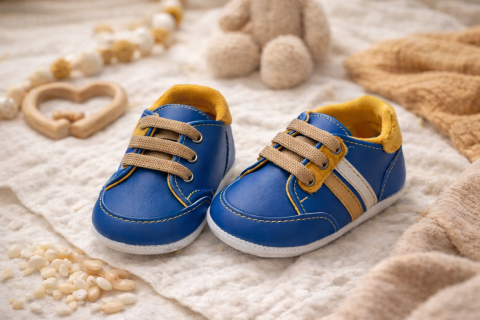 Adidasi blue bebe cu sireturi - Pattini [1]