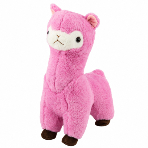 Alpaca Lama din Plus Roz Moale si Pufoasa 28 cm, 3 ani+ [5]