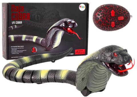 Jucarii cu telecomanda (RC) - Animale R/C Cobra cu telecomanda infrarosu, 3 ani+