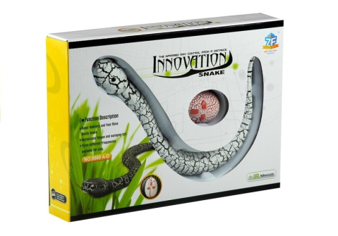 Animale R/C Sarpe alb cu telecomanda in forma de ou, 3 ani+ [4]