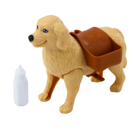 Ankiki - Papusa mini cu caine si pui, set complet ingrijire animale copii [2]