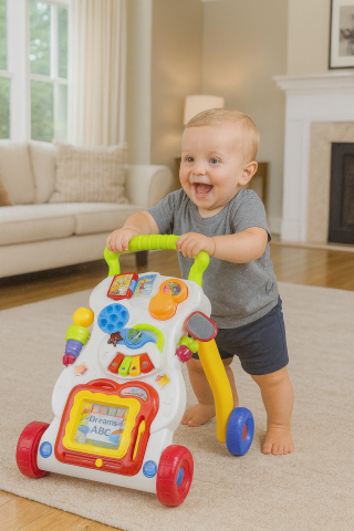 Antemergatoare - antemergator-multifunctional-bebelusi-pian-telefon-9luni-Bebelul