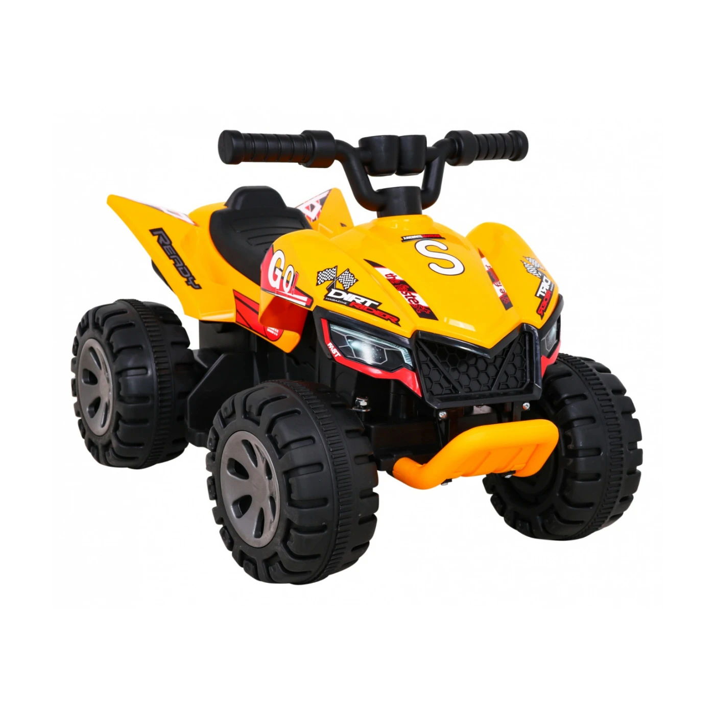 Vehicule electrice copii - ATV Quad THE FASTEST 6V/4.5Ah 25W Galben