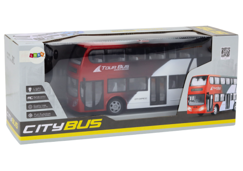 Autobuz cu telecomanda Double Decker, lumini, 29 cm, 3 ani+ [4]