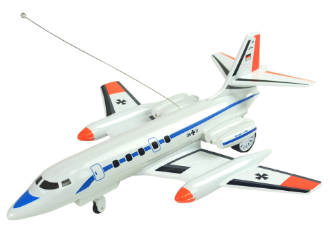 Avion cu telecomanda de pasageri cu lumini 40 Mhz, 3 ani+ [1]