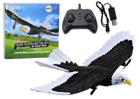 Jucarii cu telecomanda (RC) - Avion cu telecomanda Eagle Bird 2.4G EPP 41cm, 14 ani+