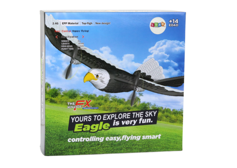 Avion cu telecomanda Eagle Bird 2.4G EPP 41cm, 14 ani+ [3]