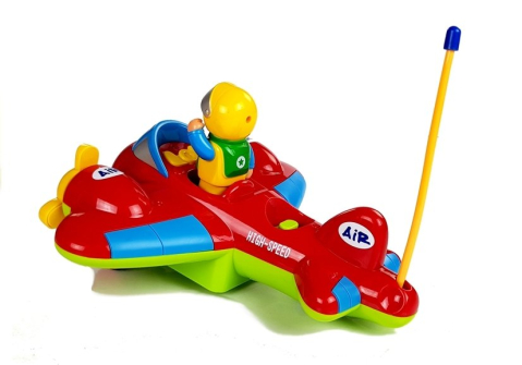 Avion cu telecomanda in forma de volan pentru bebelusi, 3 ani+ [2]