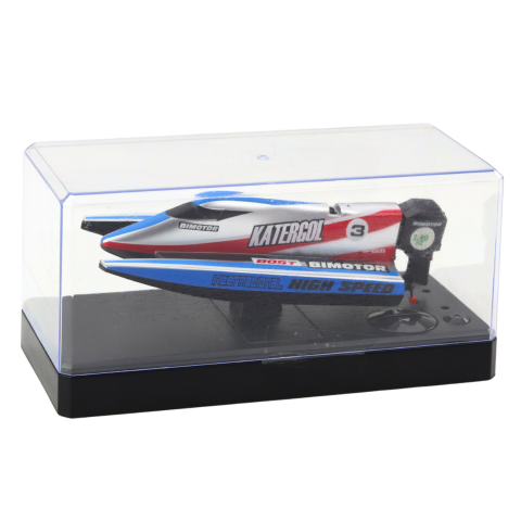 Barca cu telecomanda Motorboat Blue-Silver 1:28, 8 ani+ [1]