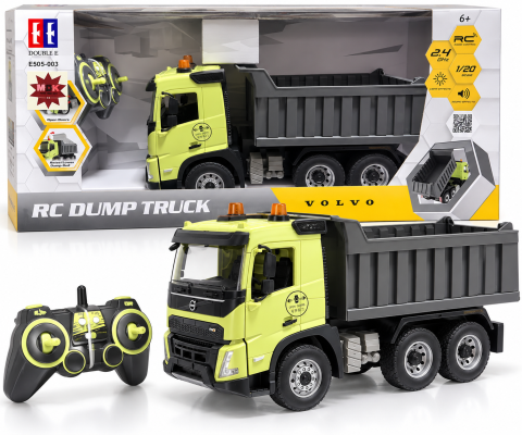 Jucarii cu telecomanda (RC) - Basculanta cu telecomanda Volvo scara 1:20 licentiata 6 ani+