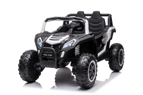Mașinuță electrică YSA036 Albă, tracțiune 4x4 [2]