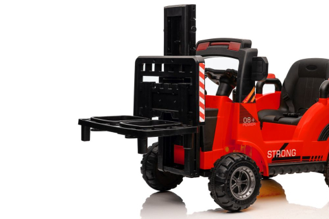 Motostivuitor Electric pentru Copii WH101 Roșu, Roți EVA, Scaun Piele Eco [3]