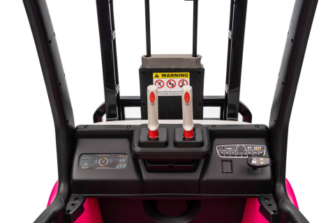 Stivuitor electric pentru copii XMX638, Roz, Baterie 12V, Telecomandă [11]