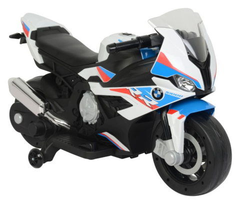 Vehicule electrice copii - Motocicletă electrică BMW S1000RR 2156 Albă