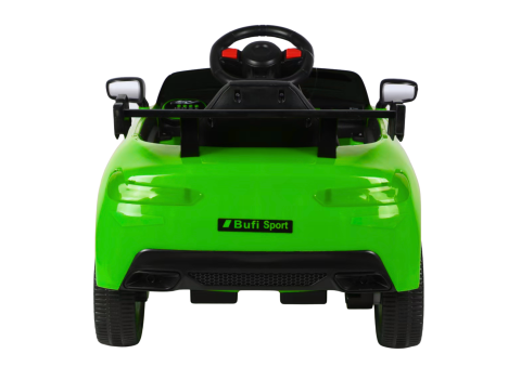 Mașină electrică pentru copii 915 Green pe baterii, Alb [3]