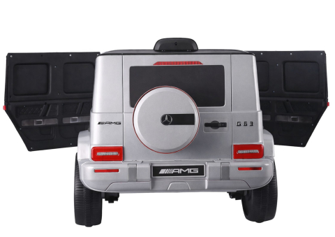 Mașinuță electrică Mercedes G63 S306-1, Argintiu [5]