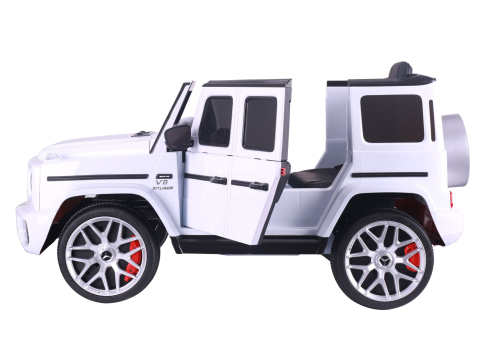 Mașinuță Electrică Mercedes G63 S306-1, Baterie 12V, Alb [6]
