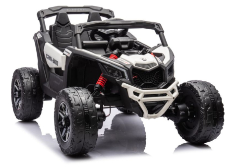 Vehicule electrice copii - Buggy Can-am DK-CA003 Alb - Mașinuță Electrică 4x200W, Baterie 24V