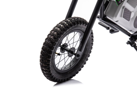 Motocicletă Cross cu Acumulator A9901 Verde pentru Copii [8]