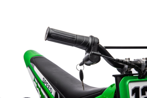 Motocicletă Cross cu Acumulator A9901 Verde pentru Copii [5]