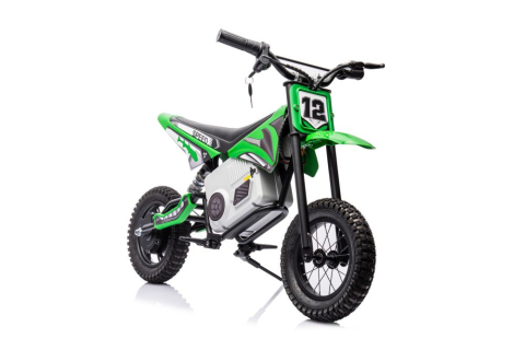Vehicule electrice copii - Motocicletă Cross cu Acumulator A9901 Verde pentru Copii
