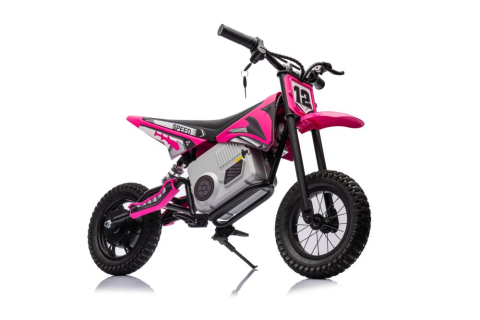 Vehicule electrice copii - Motocicletă Cross cu Acumulator A9901 Roz pentru Copii