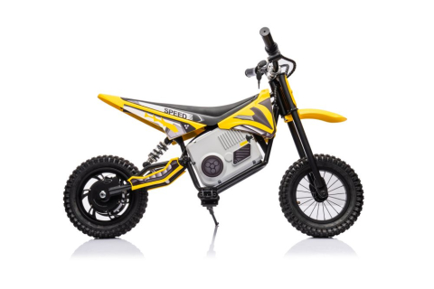 Motocicletă Cross cu Acumulator A9901 Galbenă pentru Copii [4]