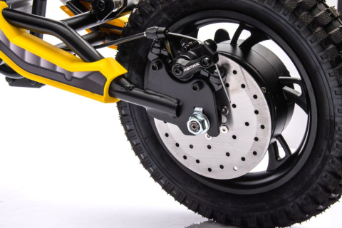 Motocicletă Cross cu Acumulator A9901 Galbenă pentru Copii [14]