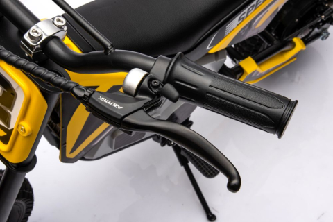 Motocicletă Cross cu Acumulator A9901 Galbenă pentru Copii [6]