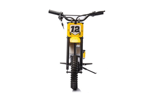 Motocicletă Cross cu Acumulator A9901 Galbenă pentru Copii [1]